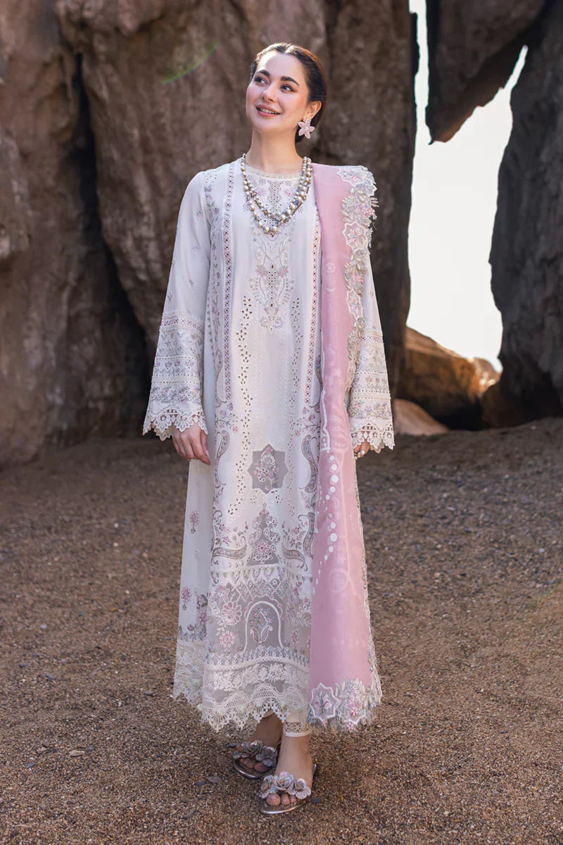 Qalamkar | Sahil Kinare Luxury Lawn | FP-13 MELEK - House Of Hania