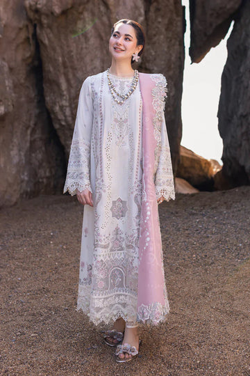Qalamkar | Sahil Kinare Luxury Lawn | FP-13 MELEK - House Of Hania