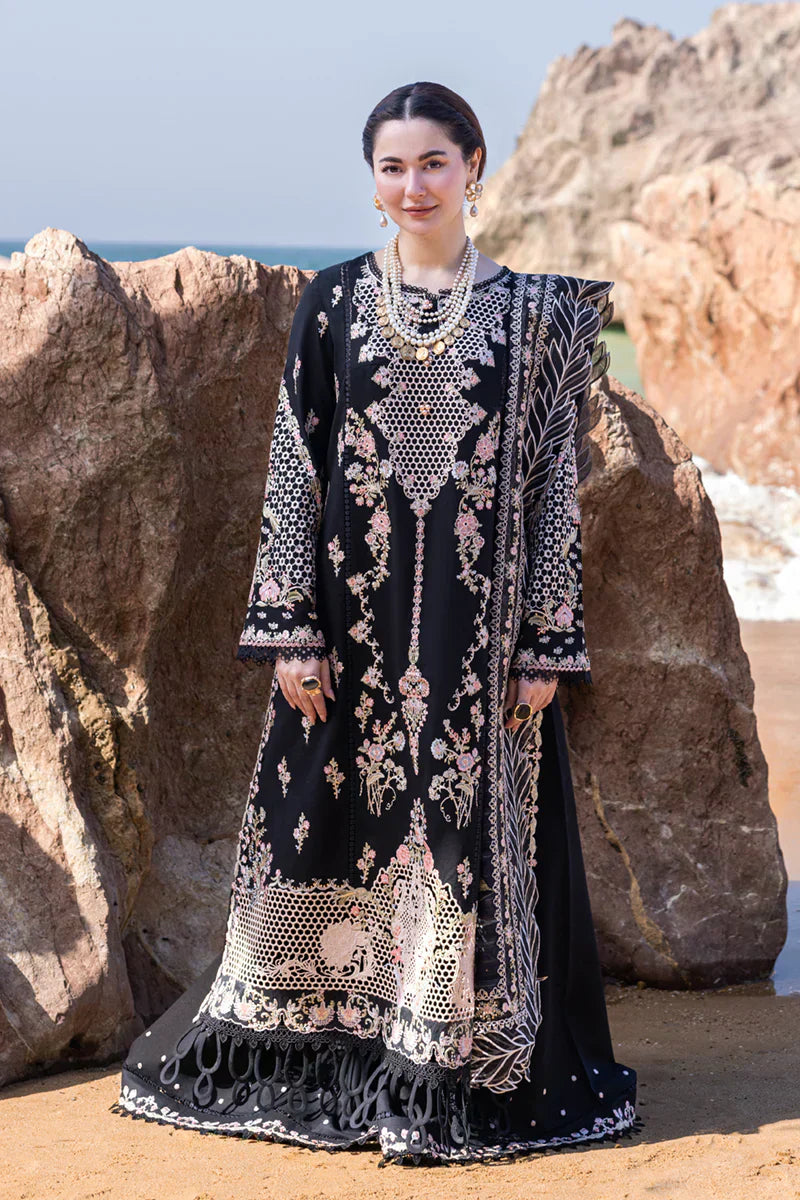 Qalamkar | Sahil Kinare Luxury Lawn | FP-14 RIMA - House Of Hania