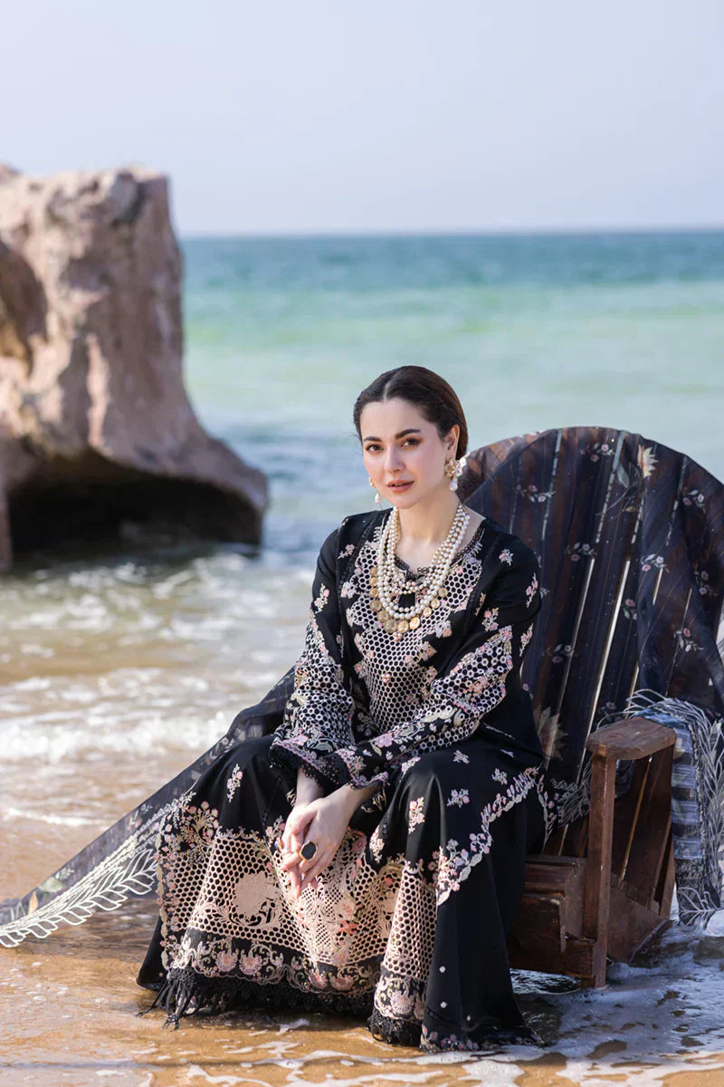 Qalamkar | Sahil Kinare Luxury Lawn | FP-14 RIMA - House Of Hania