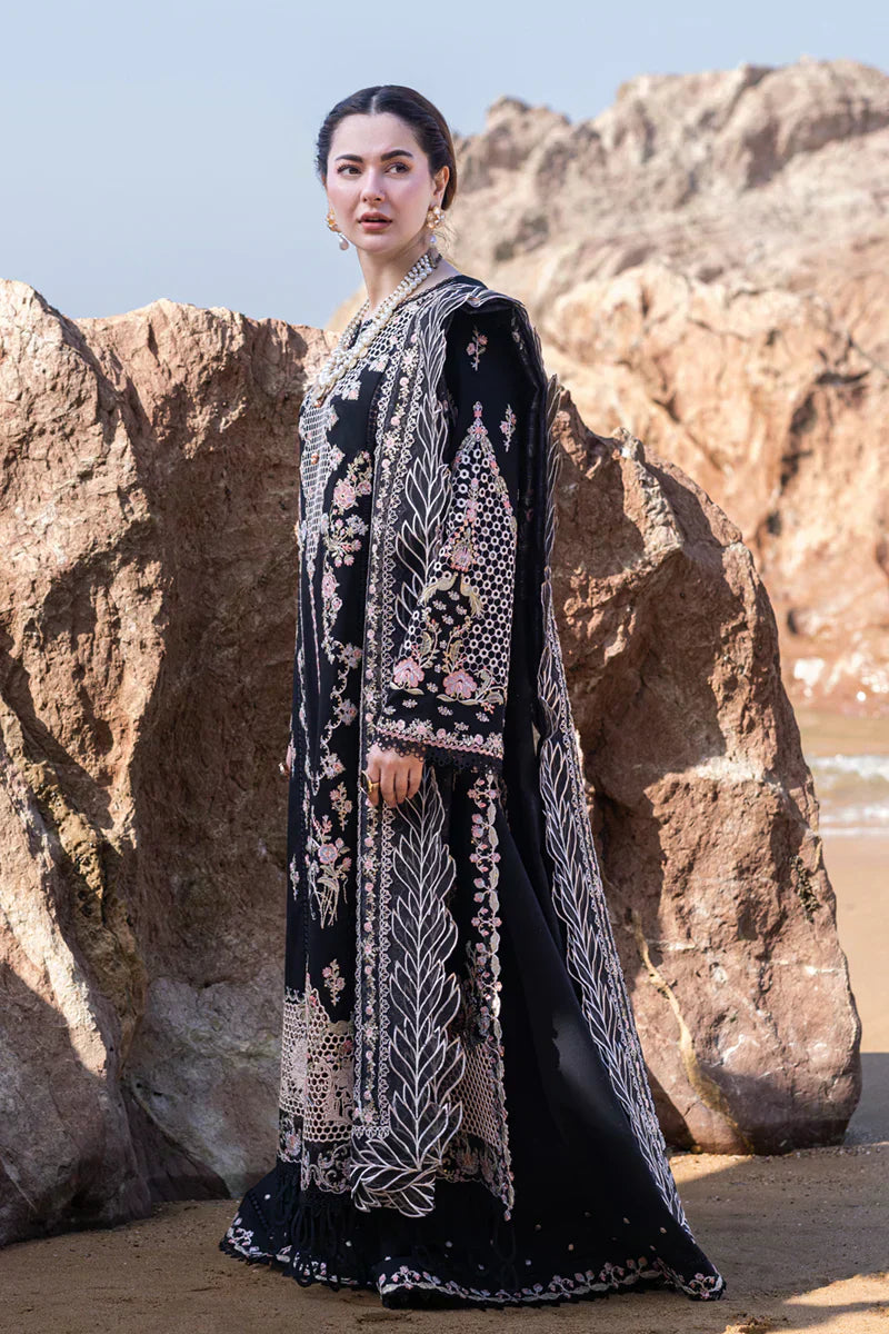 Qalamkar | Sahil Kinare Luxury Lawn | FP-14 RIMA - House Of Hania