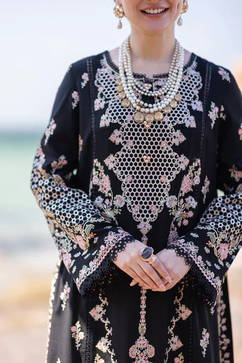 Qalamkar | Sahil Kinare Luxury Lawn | FP-14 RIMA - House Of Hania