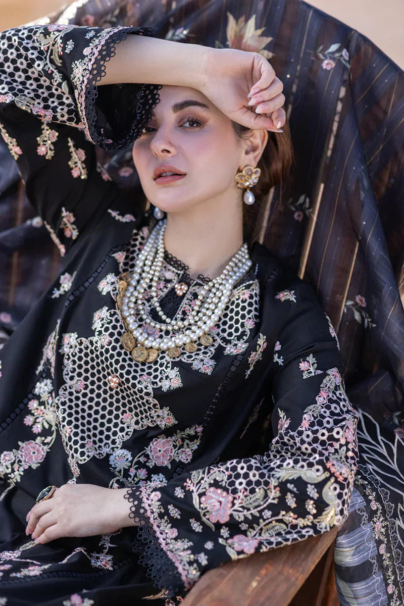 Qalamkar | Sahil Kinare Luxury Lawn | FP-14 RIMA - House Of Hania