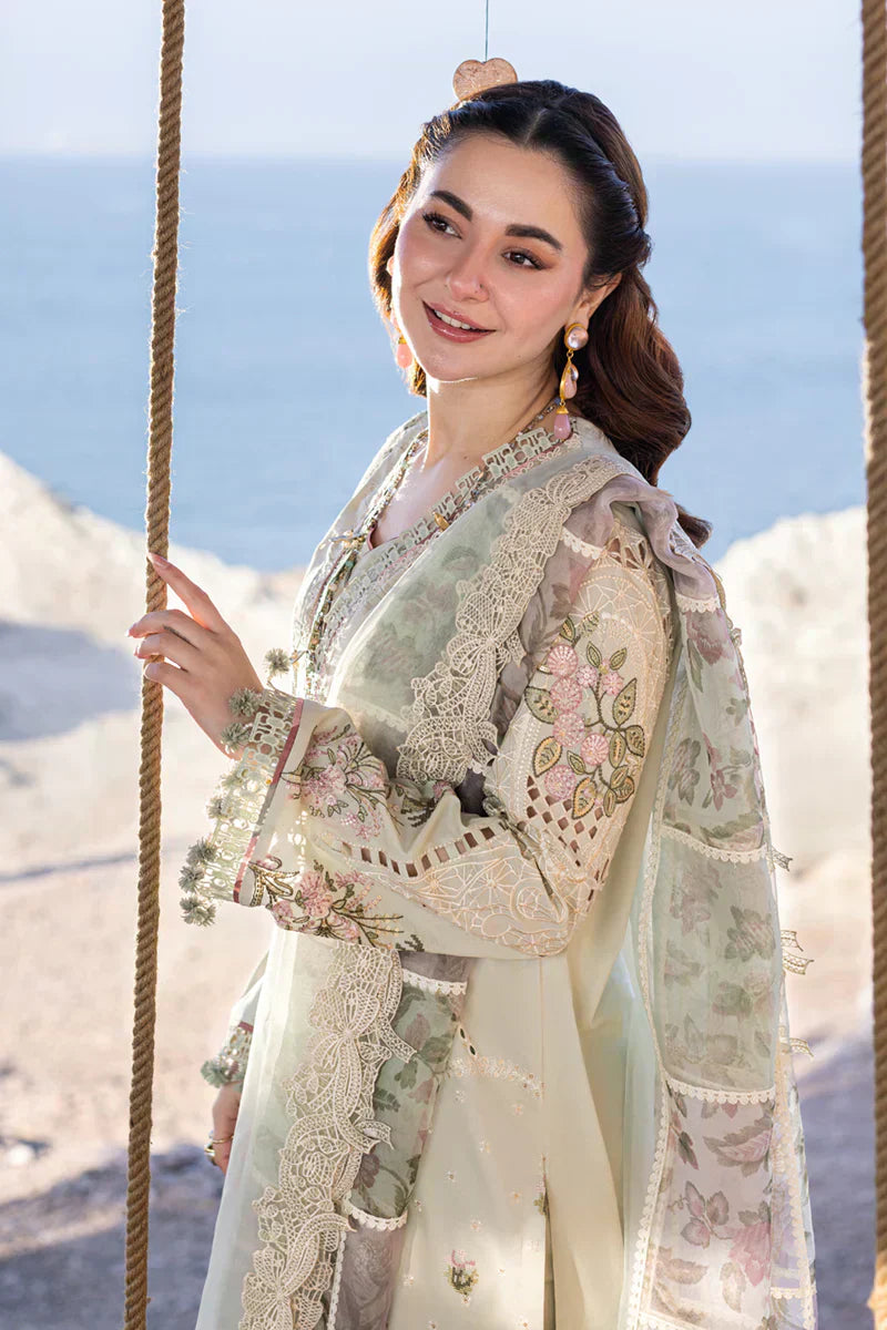 Qalamkar | Sahil Kinare Luxury Lawn | FP-15 RANIA - House Of Hania