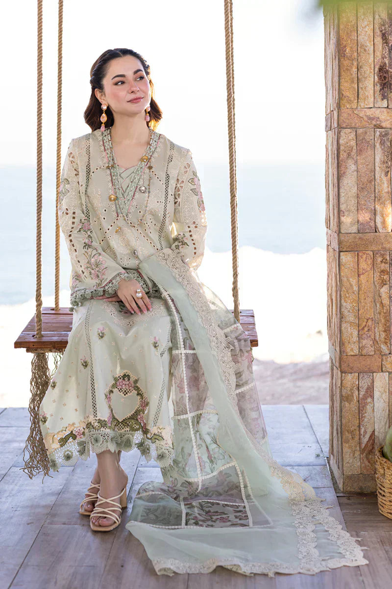 Qalamkar | Sahil Kinare Luxury Lawn | FP-15 RANIA - House Of Hania