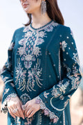 Qalamkar | Sahil Kinare Luxury Lawn | FP-16 KIRA - House Of Hania