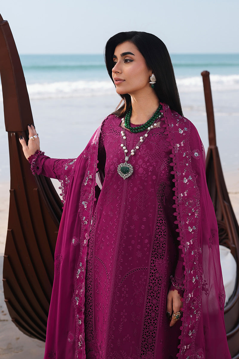 Qalamkar | Sahil Luxury Lawn 26 | SA-01 ZARA - House Of Hania