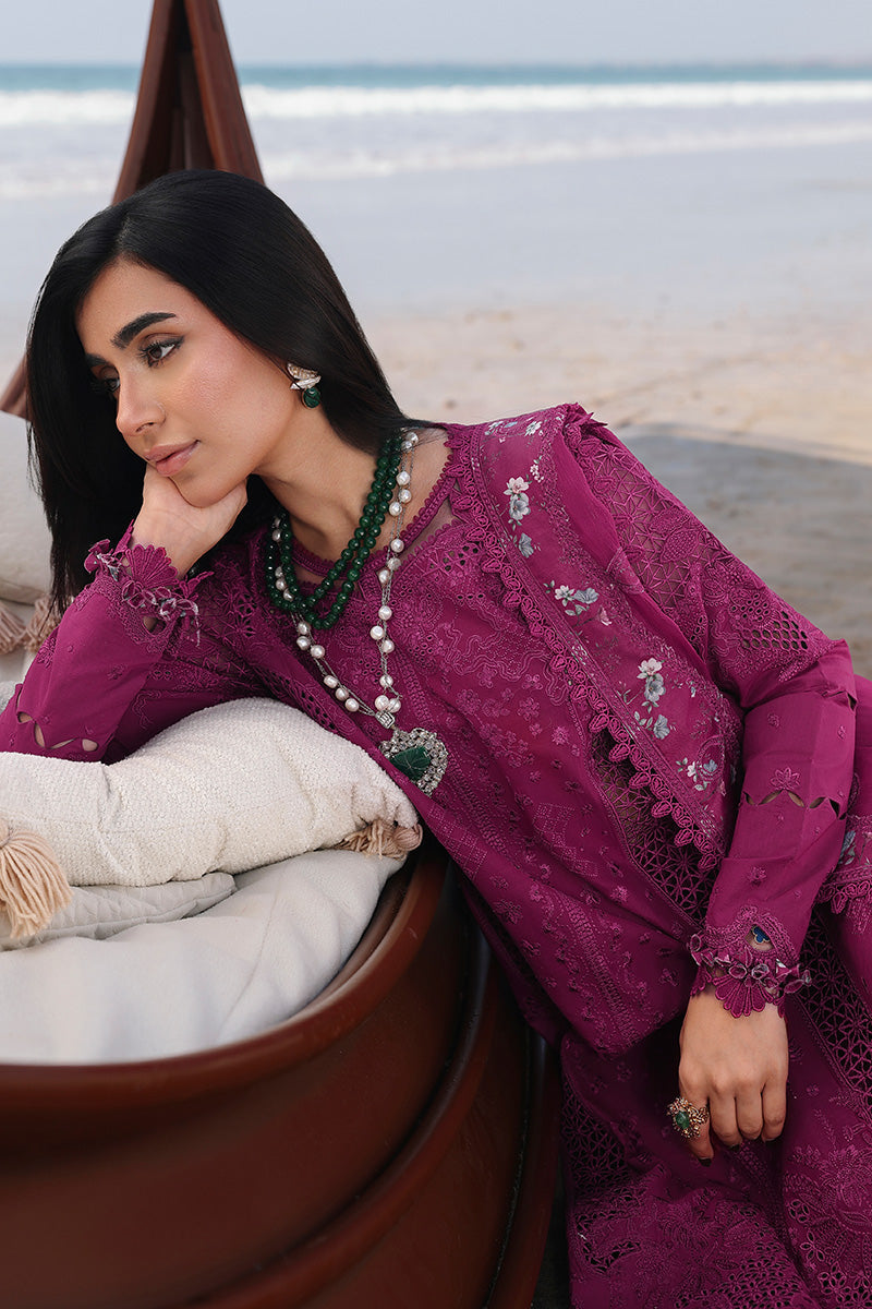 Qalamkar | Sahil Luxury Lawn 26 | SA-01 ZARA - House Of Hania
