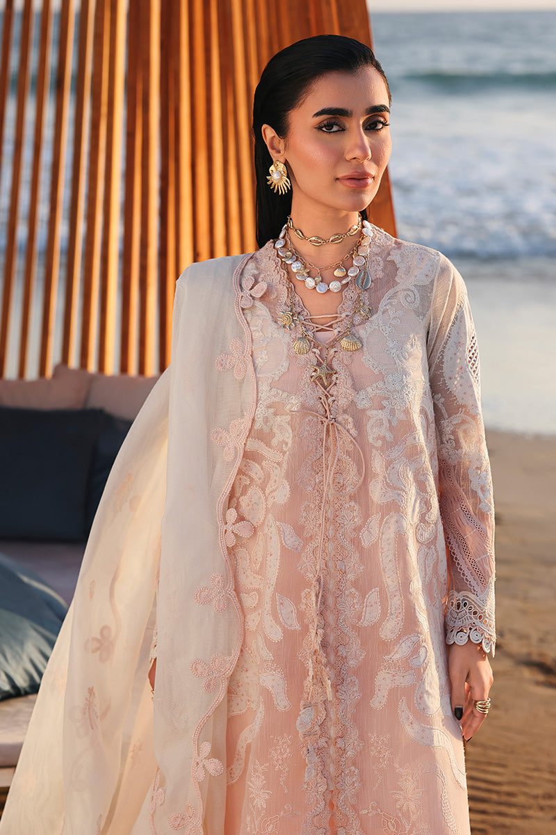 Qalamkar | Sahil Luxury Lawn 26 | SA-06 MAHUR - House Of Hania