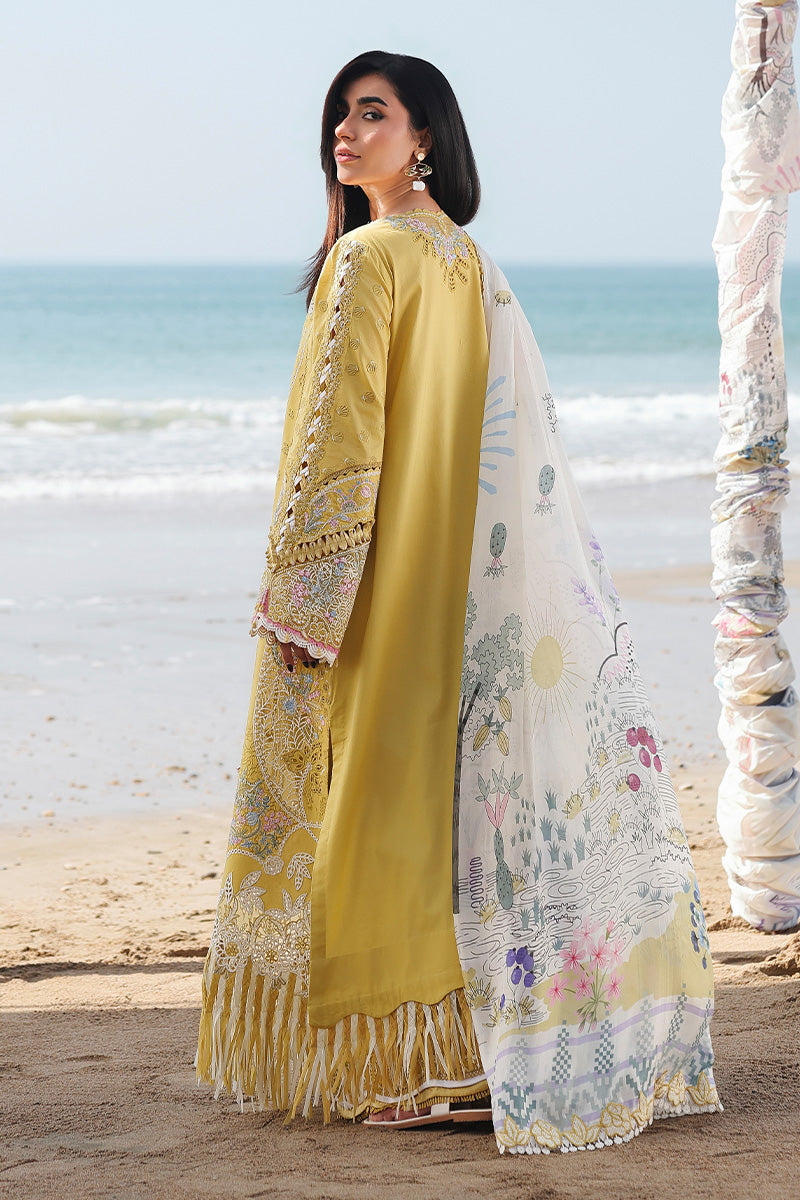 Qalamkar | Sahil Luxury Lawn 26 | SA-07 HIRA - House Of Hania