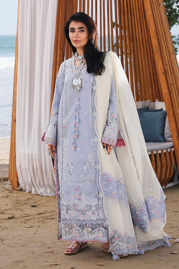 Qalamkar | Sahil Luxury Lawn 26 | SA-08 ZAYNA - House Of Hania