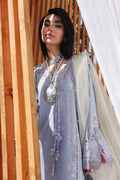 Qalamkar | Sahil Luxury Lawn 26 | SA-08 ZAYNA - House Of Hania