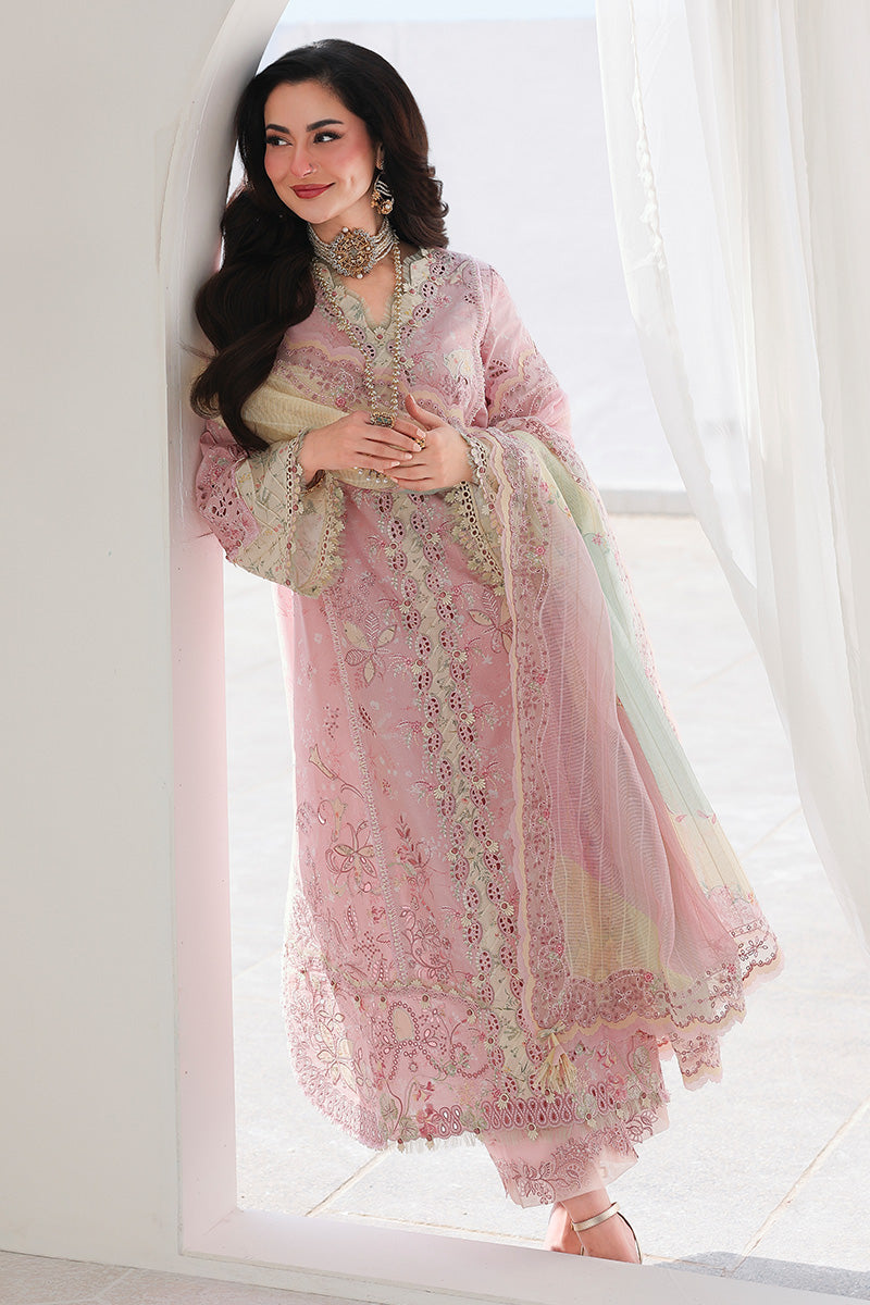 Qalamkar | Sahil Luxury Lawn 26 | SA-09 HANIYA - House Of Hania