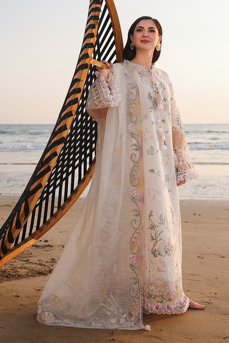 Qalamkar | Sahil Luxury Lawn 26 | SA-10 ILARA - House Of Hania