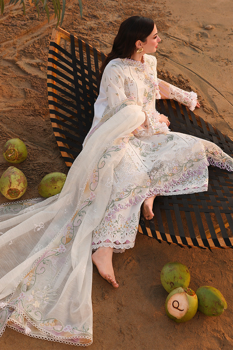 Qalamkar | Sahil Luxury Lawn 26 | SA-10 ILARA - House Of Hania