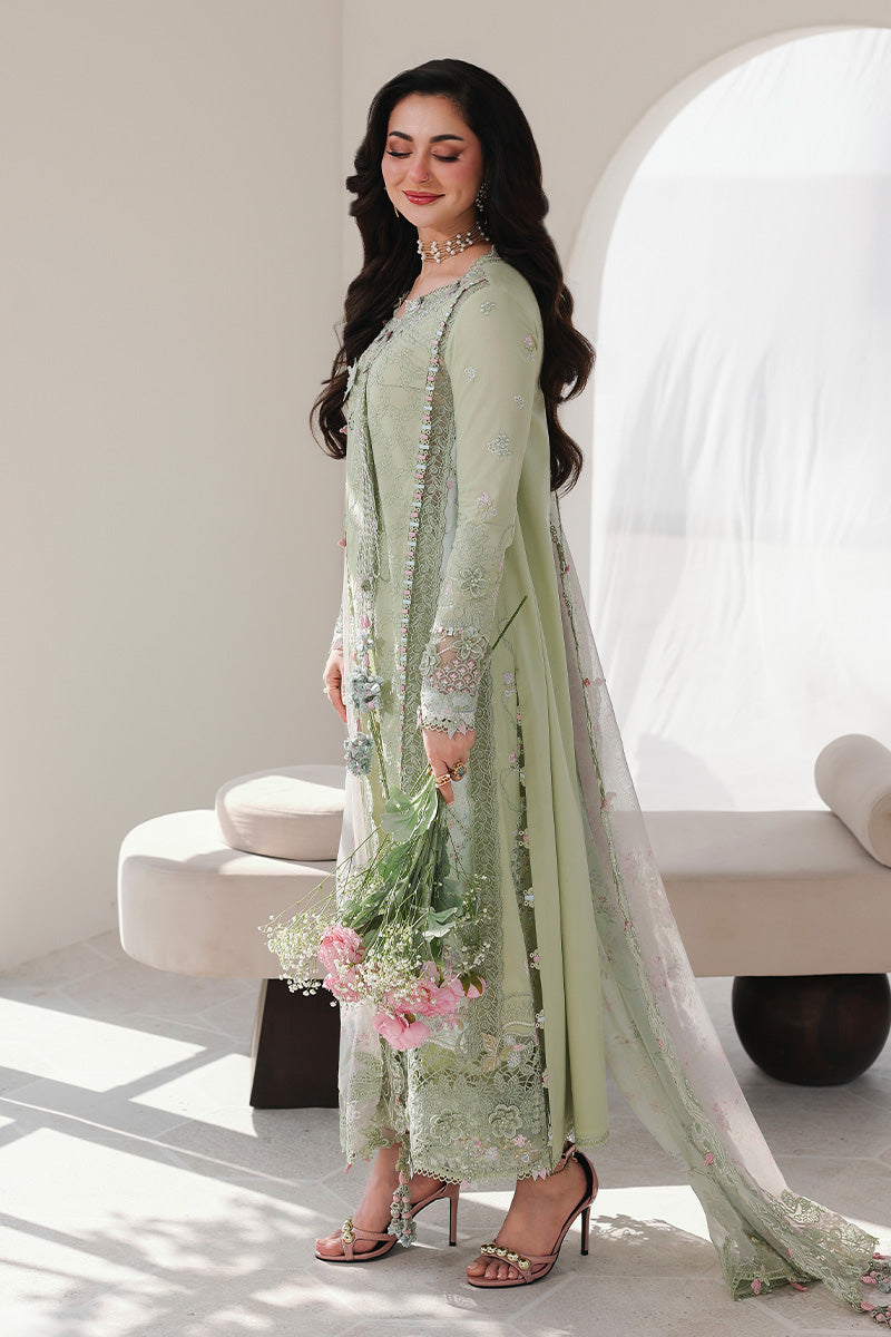 Qalamkar | Sahil Luxury Lawn 26 | SA-12 JIYA - House Of Hania