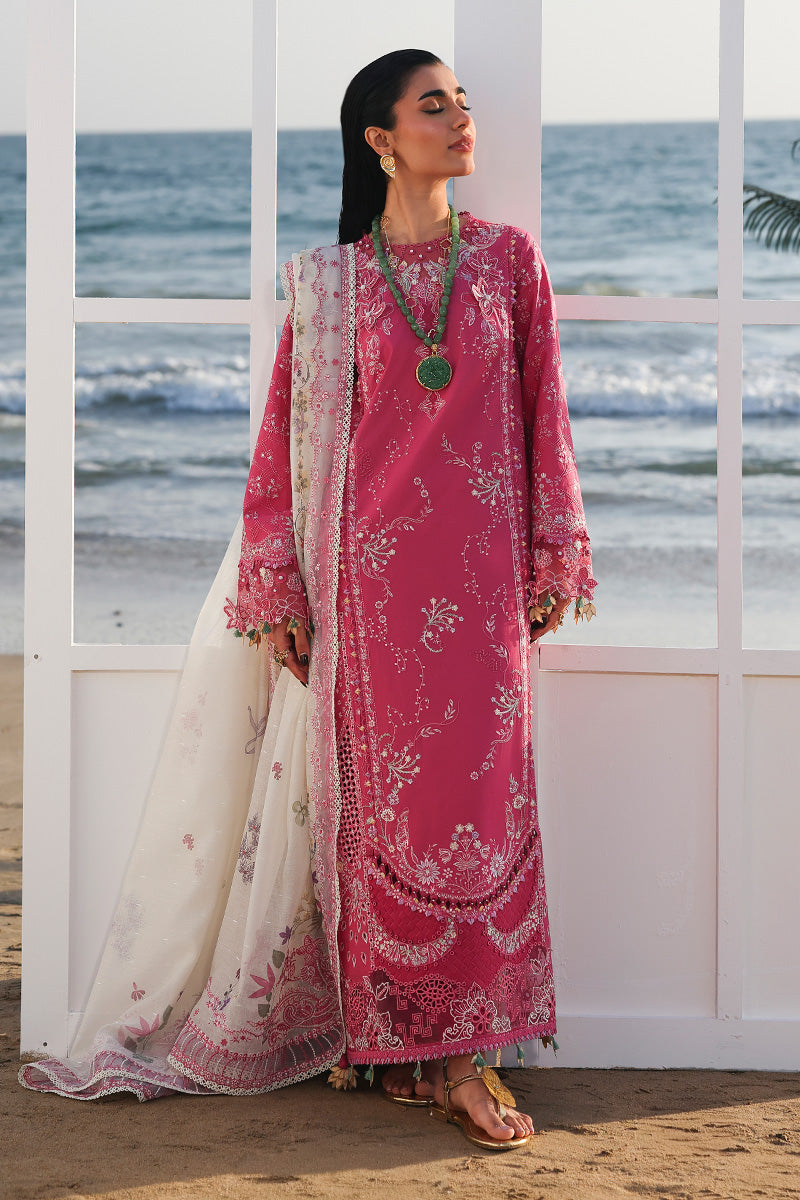 Qalamkar | Sahil Luxury Lawn 26 | SA-13 TARA - House Of Hania