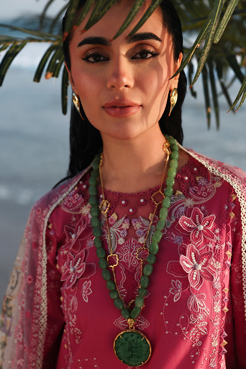 Qalamkar | Sahil Luxury Lawn 26 | SA-13 TARA - House Of Hania