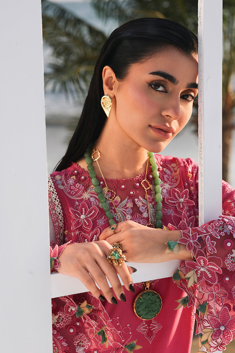 Qalamkar | Sahil Luxury Lawn 26 | SA-13 TARA - House Of Hania