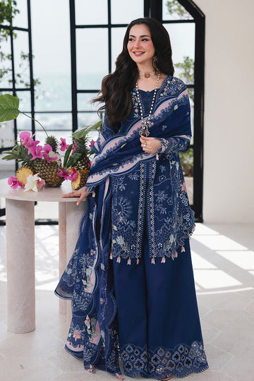Qalamkar | Sahil Luxury Lawn 26 | SA-16 ESMA - House Of Hania
