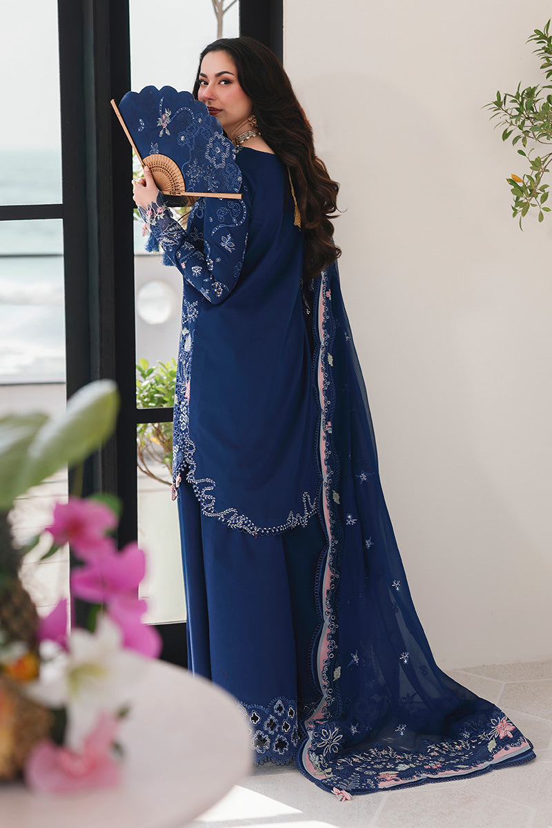 Qalamkar | Sahil Luxury Lawn 26 | SA-16 ESMA - House Of Hania