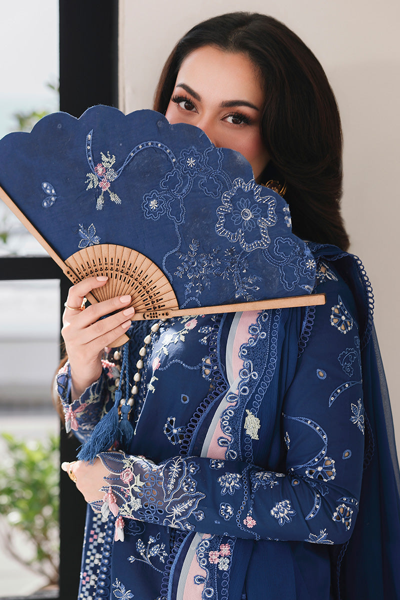 Qalamkar | Sahil Luxury Lawn 26 | SA-16 ESMA - House Of Hania