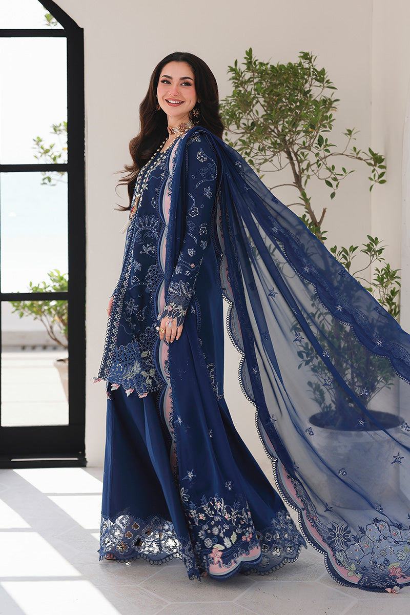 Qalamkar | Sahil Luxury Lawn 26 | SA-16 ESMA - House Of Hania