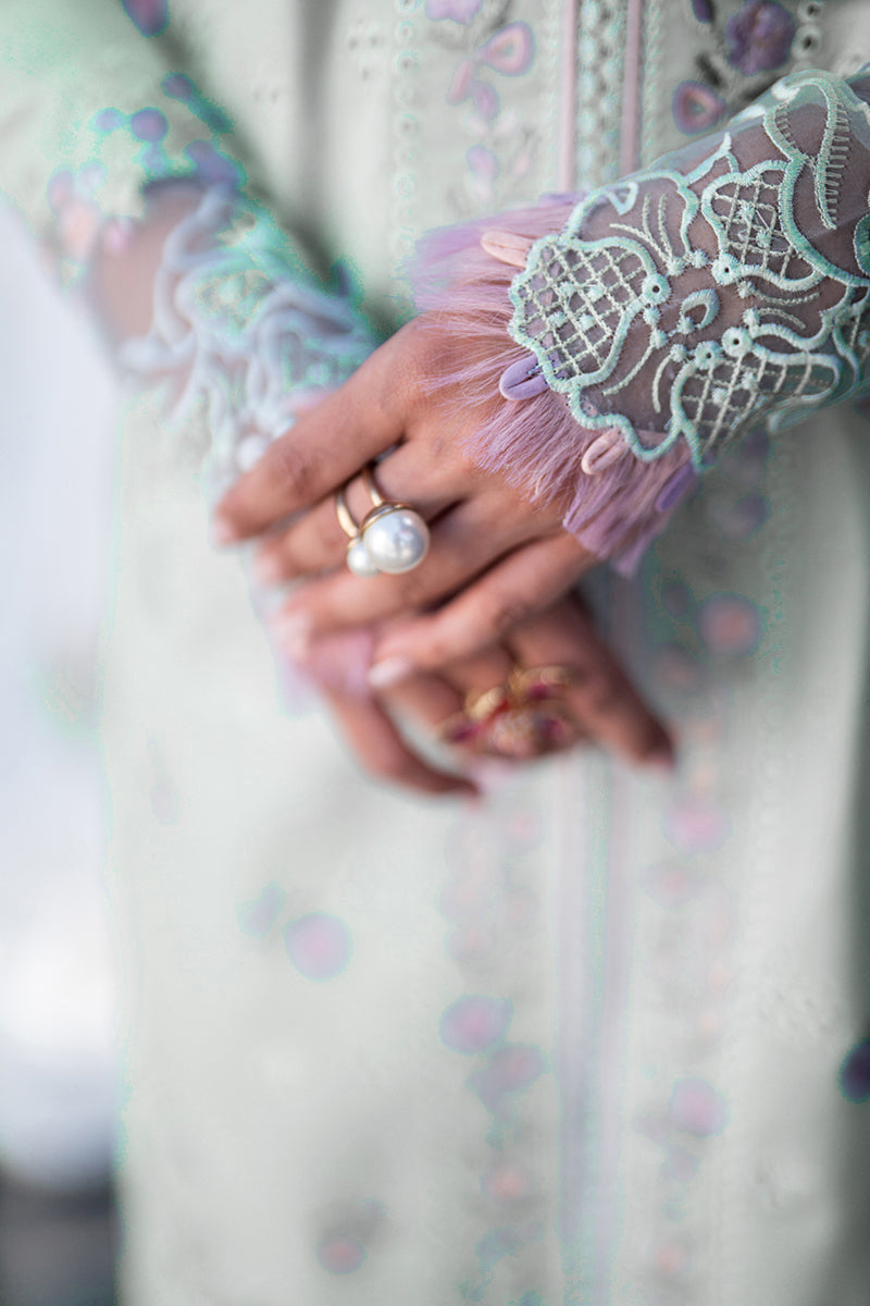 Qalamkar | Sahil Luxury Lawn | FK-04 CHLOE - House Of Hania