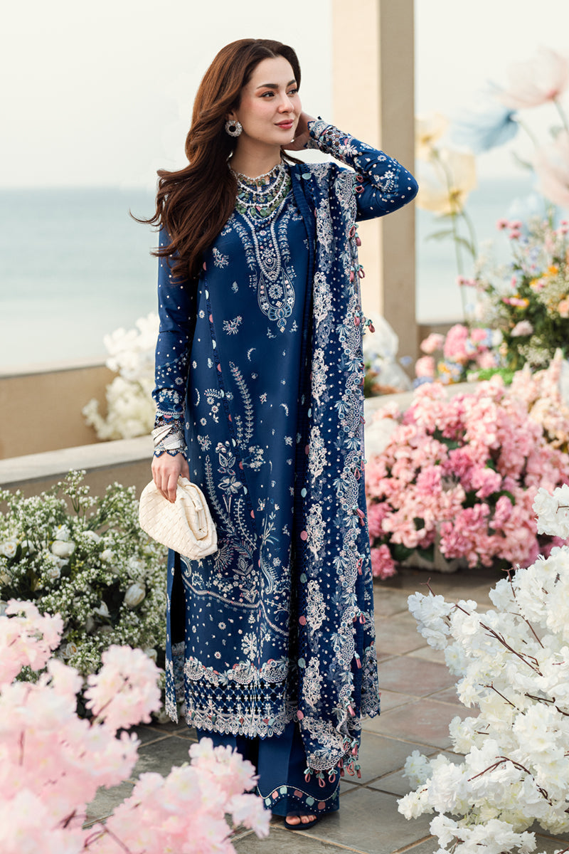 Qalamkar | Sahil Luxury Lawn | FK-05 AURORA - House Of Hania
