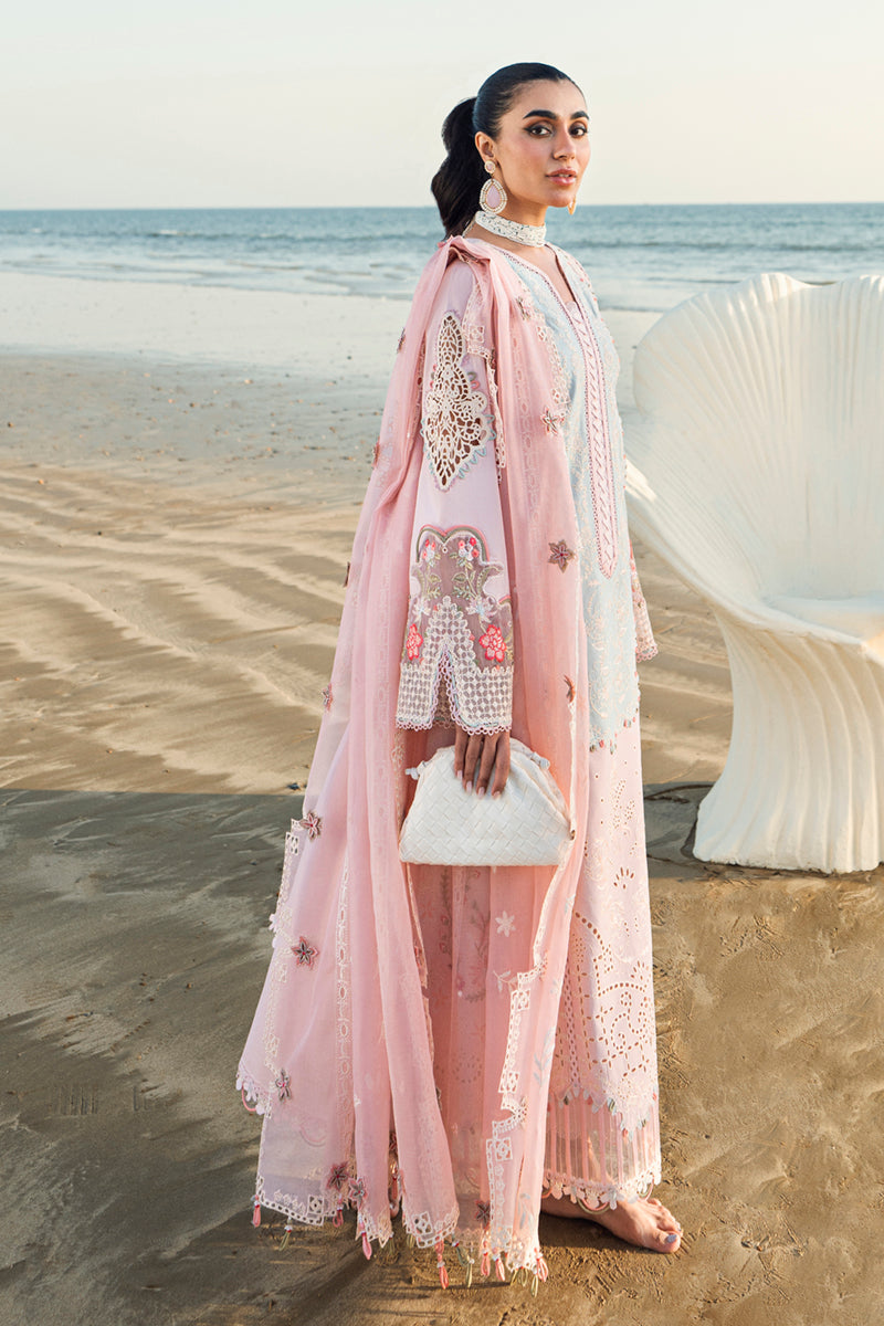 Qalamkar | Sahil Luxury Lawn | FK-08 REEM - House Of Hania