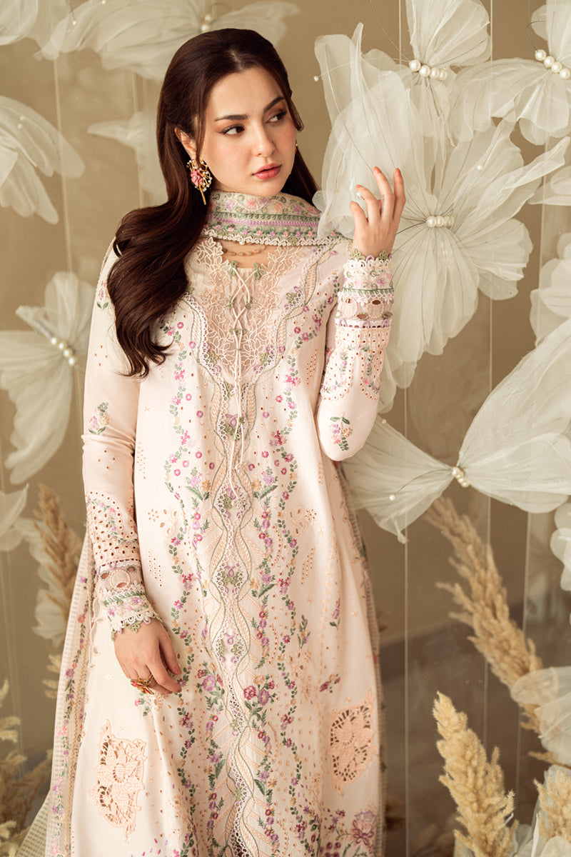 Qalamkar | Sahil Luxury Lawn | FK-12 LILY - House Of Hania