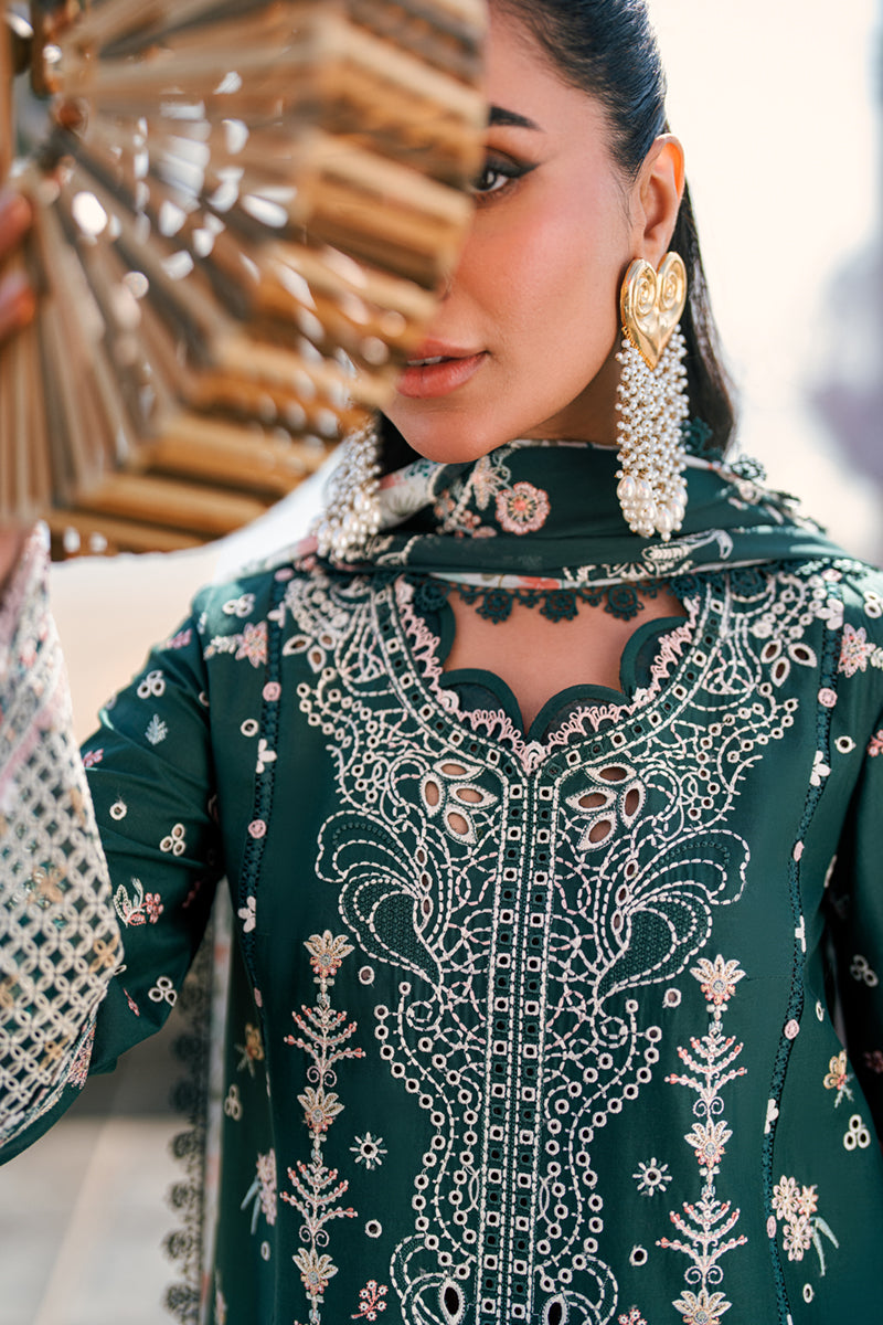Qalamkar | Sahil Luxury Lawn | FK-13 ELIZA - House Of Hania