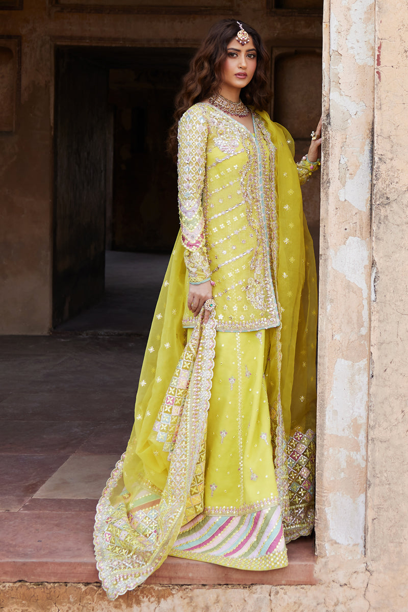 Qalamkar | Shadmani Luxury Formals |  Dania SH-05 - House Of Hania