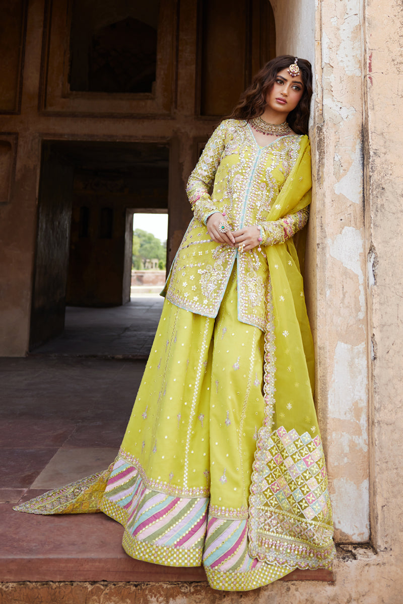 Qalamkar | Shadmani Luxury Formals |  Dania SH-05 - House Of Hania