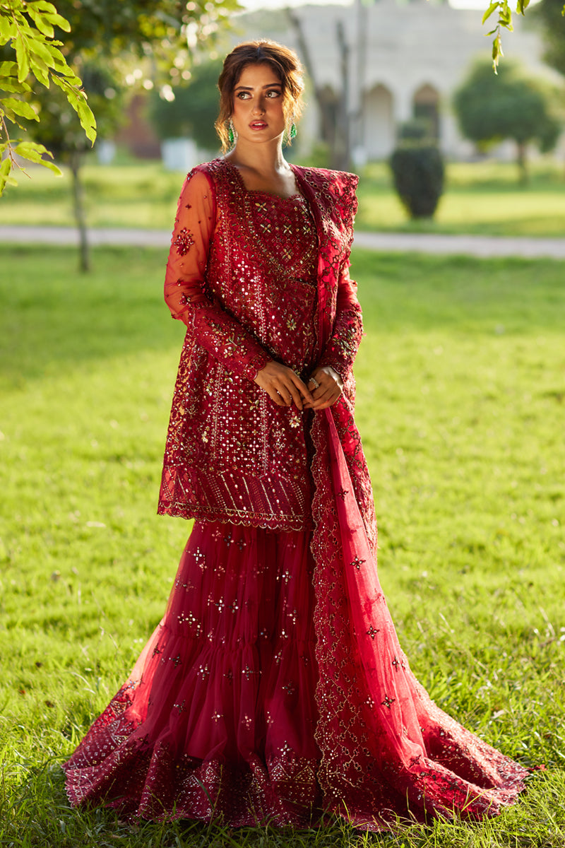 Qalamkar | Shadmani Luxury Formals |  Nurah SH-07 - House Of Hania