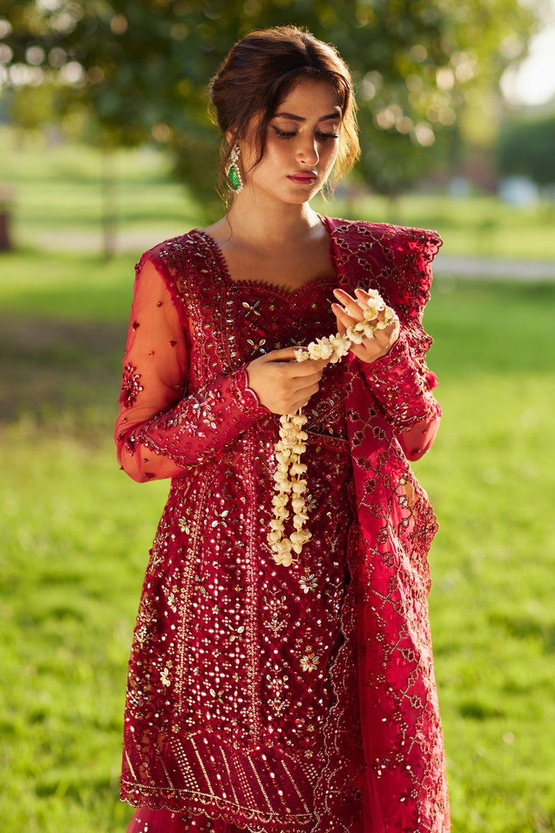 Qalamkar | Shadmani Luxury Formals |  Nurah SH-07 - House Of Hania