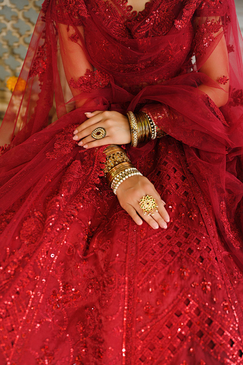 Qalamkar | Singhar Wedding Collection | RF-01 MUSKAAN - House Of Hania