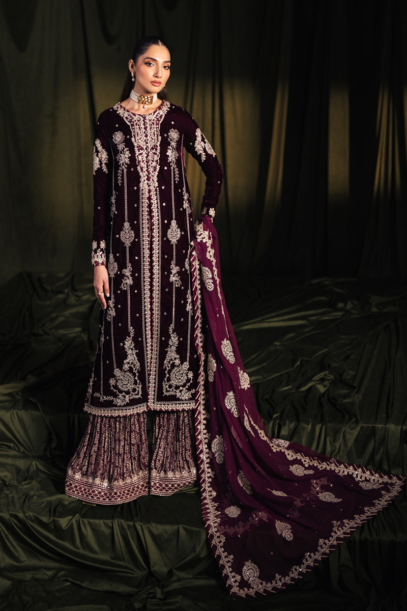 Qalamkar | Velvet Edit | BK-01 AMANI - House Of Hania