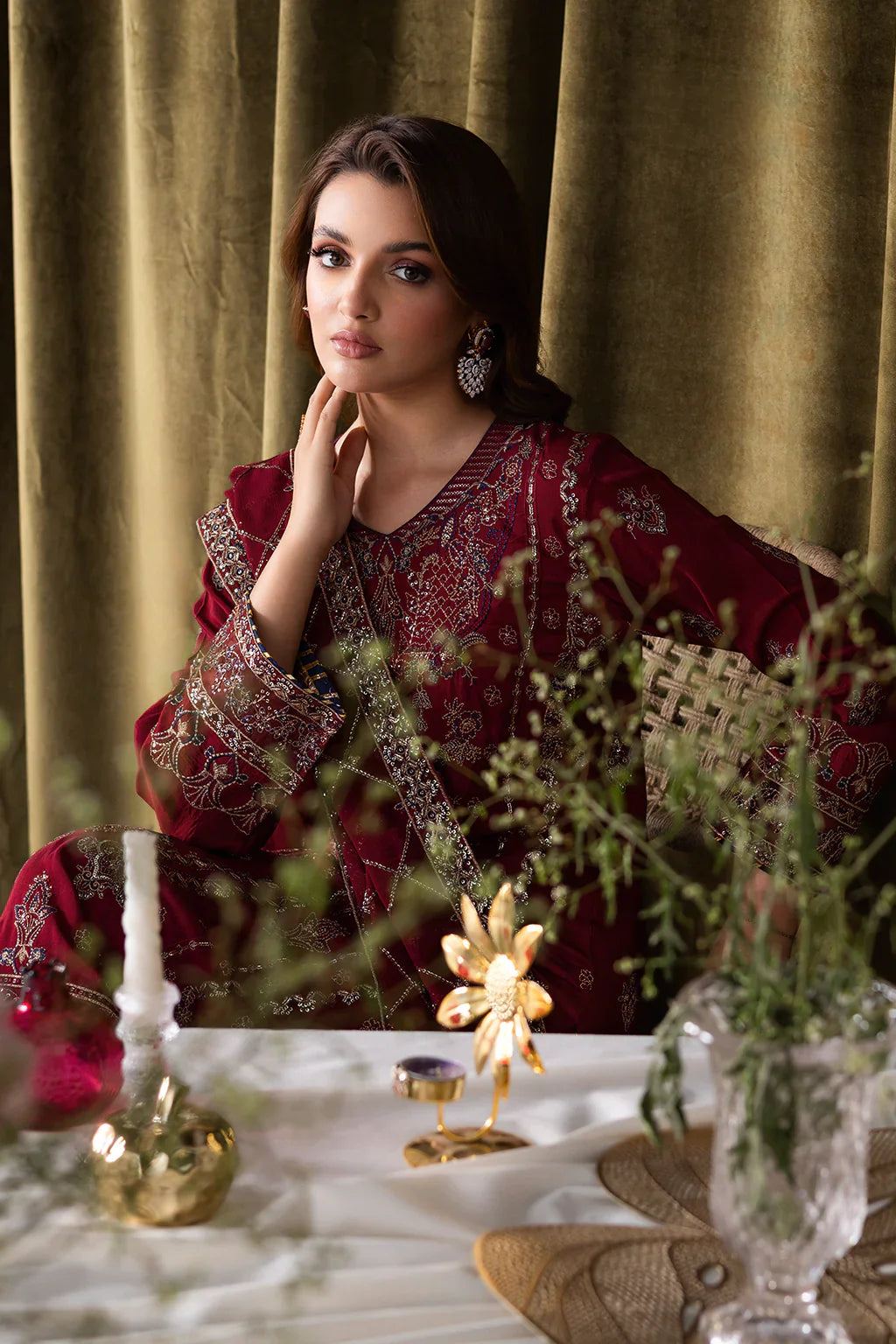 RAMSHA | Aangan Luxury Rawsilk Vol 01. | AA-101 - House Of Hania