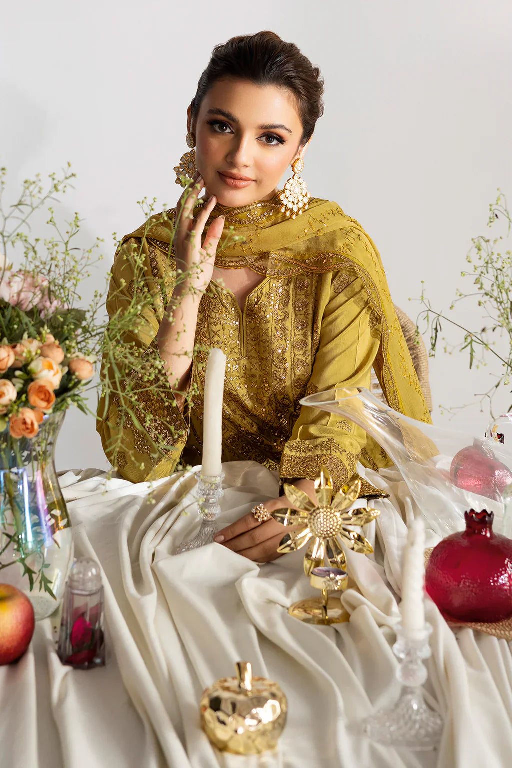 RAMSHA | Aangan Luxury Rawsilk Vol 01. | AA-102 - House Of Hania
