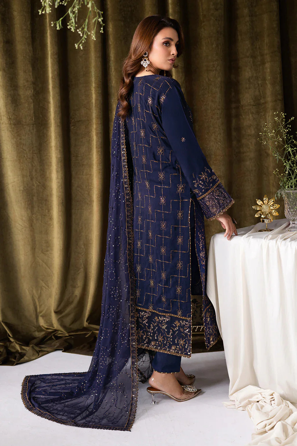 RAMSHA | Aangan Luxury Rawsilk Vol 01. | AA-103 - House Of Hania
