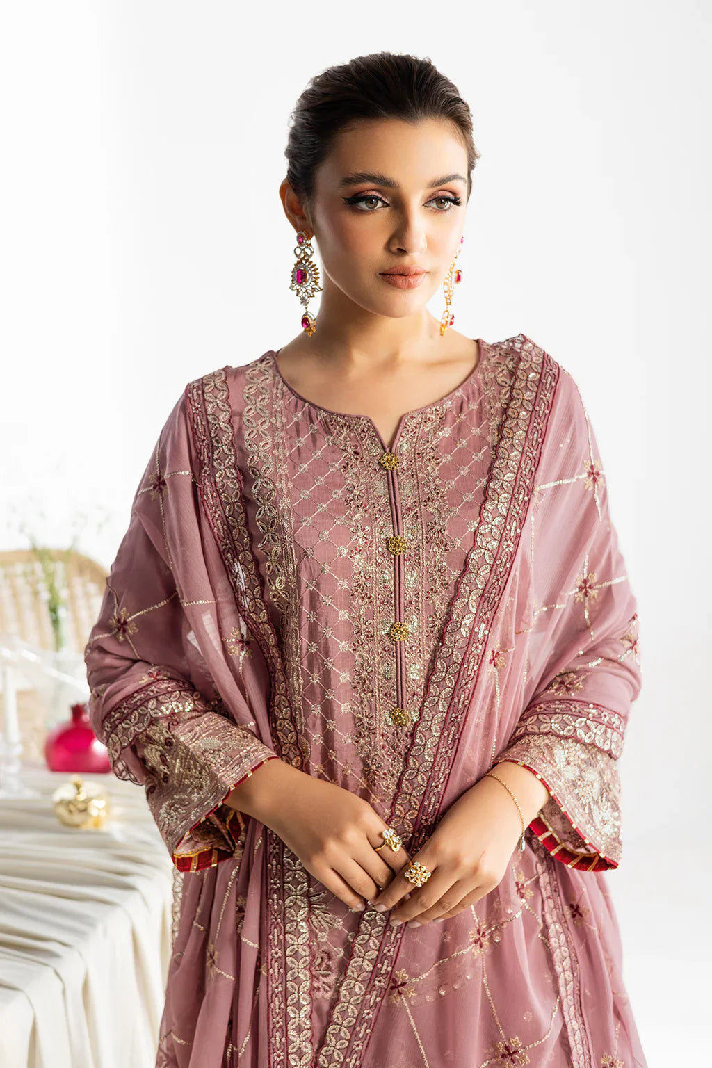 RAMSHA | Aangan Luxury Rawsilk Vol 01. | AA-104 - House Of Hania