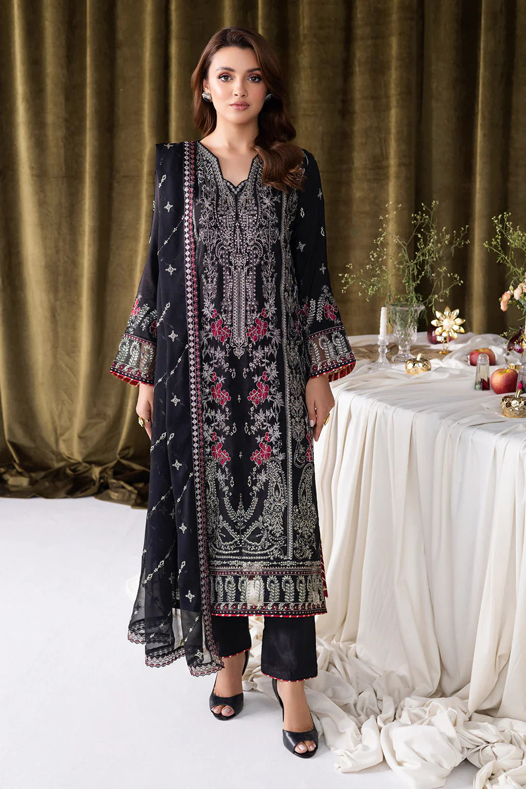RAMSHA | Aangan Luxury Rawsilk Vol 01. | AA-105 - House Of Hania