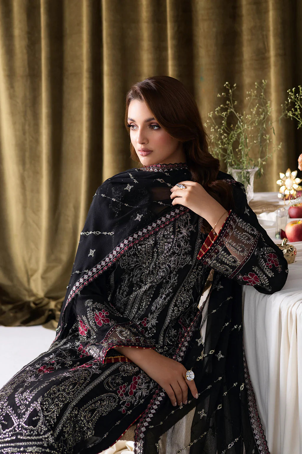 RAMSHA | Aangan Luxury Rawsilk Vol 01. | AA-105 - House Of Hania