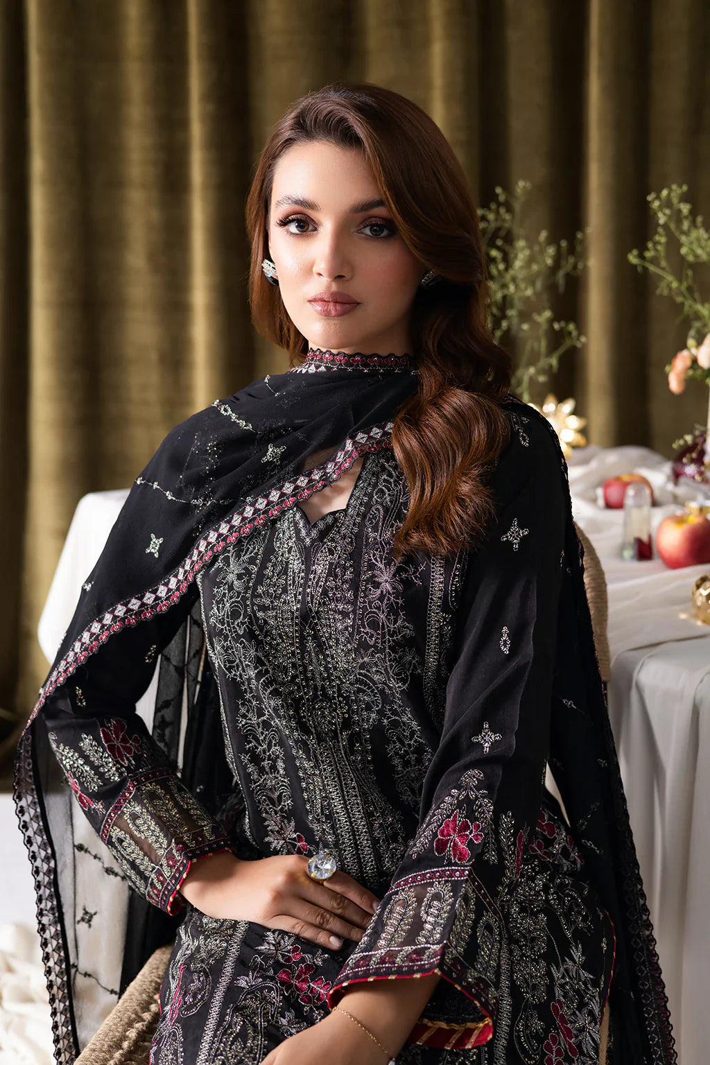 RAMSHA | Aangan Luxury Rawsilk Vol 01. | AA-105 - House Of Hania