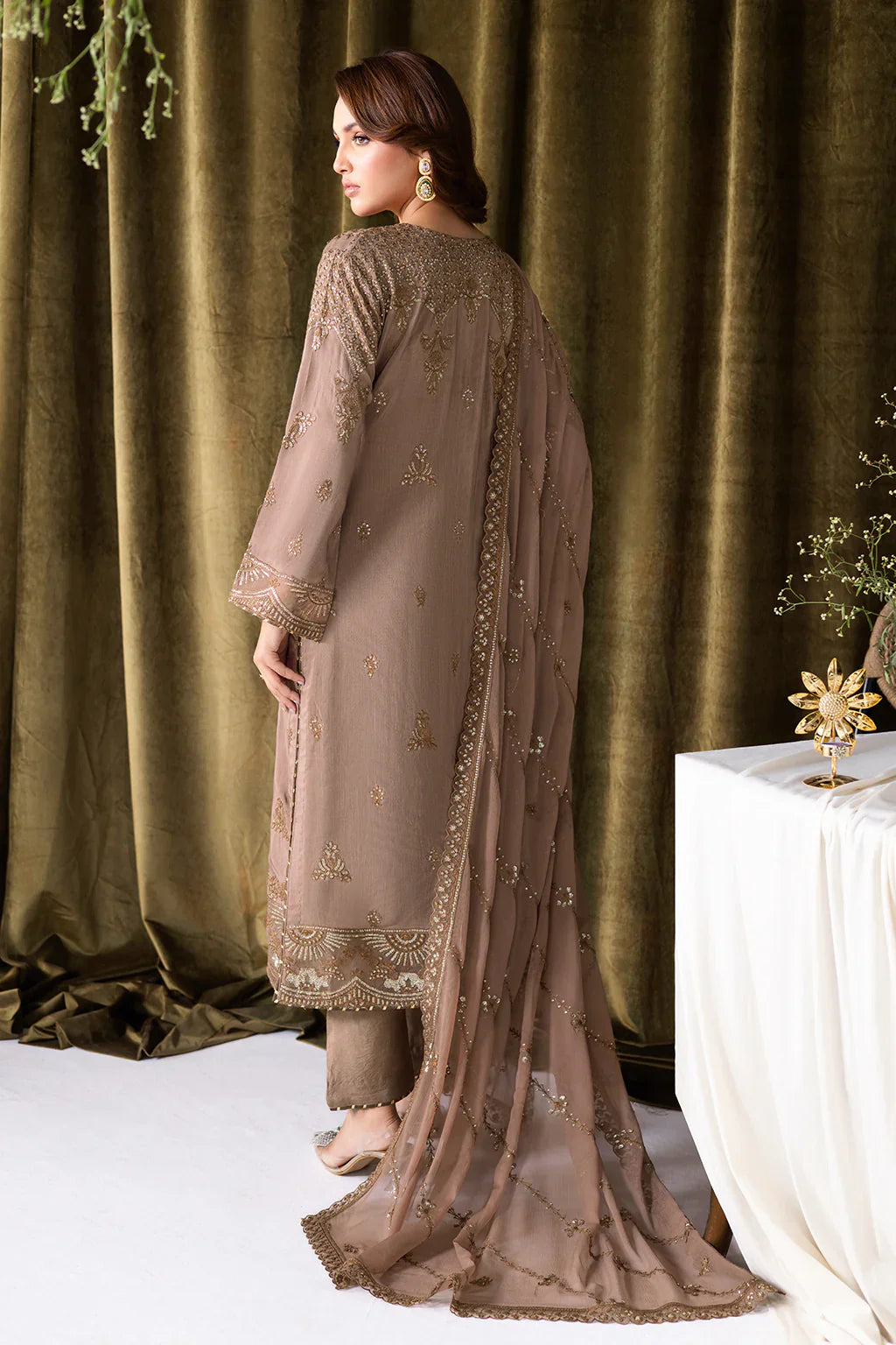 RAMSHA | Aangan Luxury Rawsilk Vol 01. | AA-110 - House Of Hania
