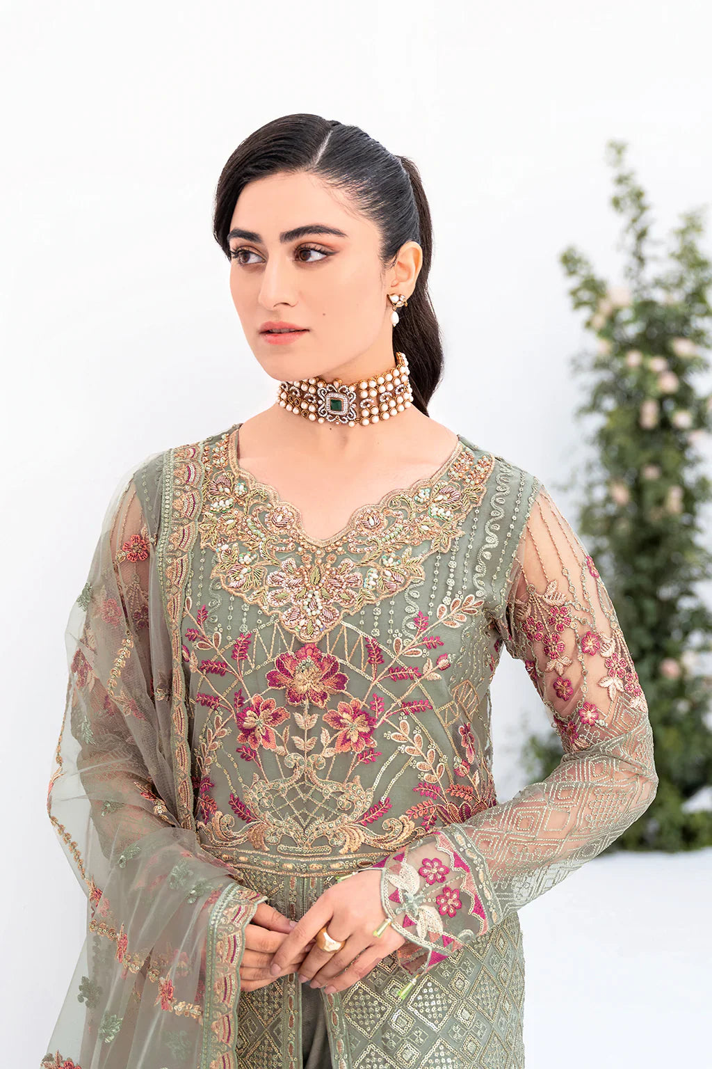 RAMSHA | Minhal Net Collection | M-802 - House Of Hania