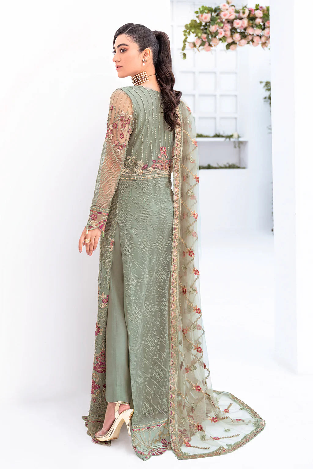 RAMSHA | Minhal Net Collection | M-802 - House Of Hania