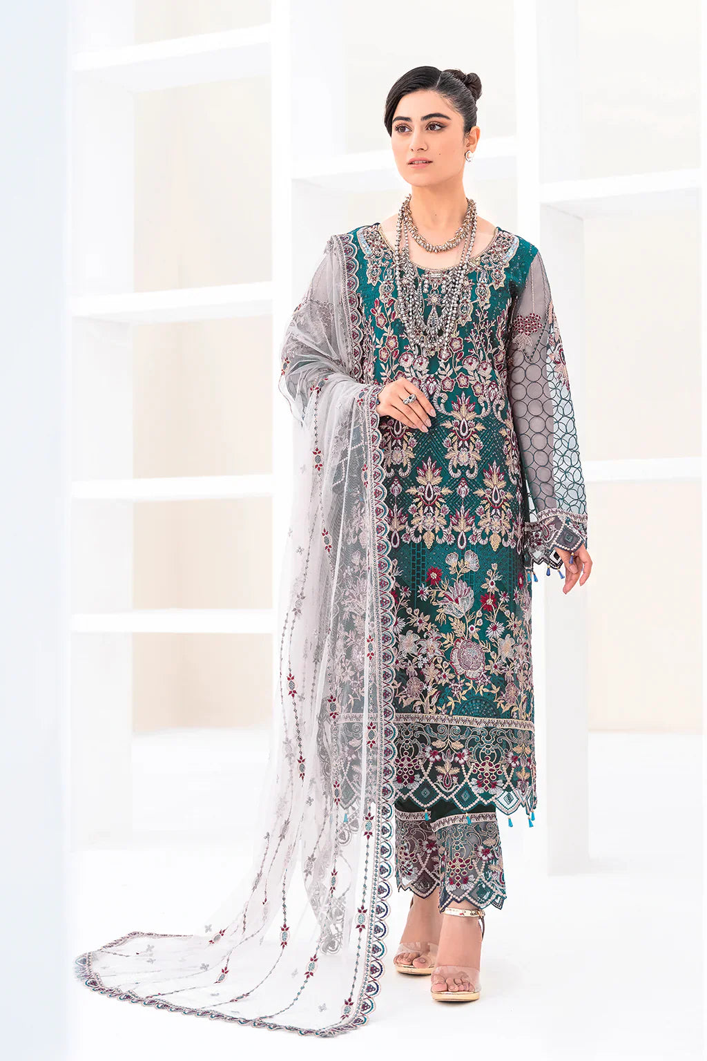 RAMSHA | Minhal Net Collection | M-810 - House Of Hania