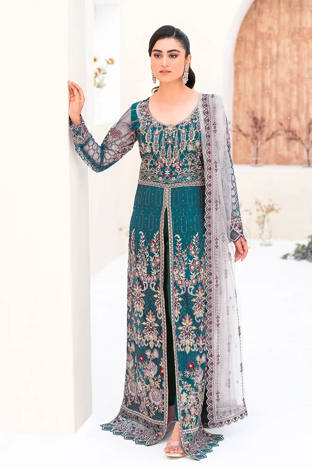RAMSHA | Minhal Net Collection | M-810 - House Of Hania